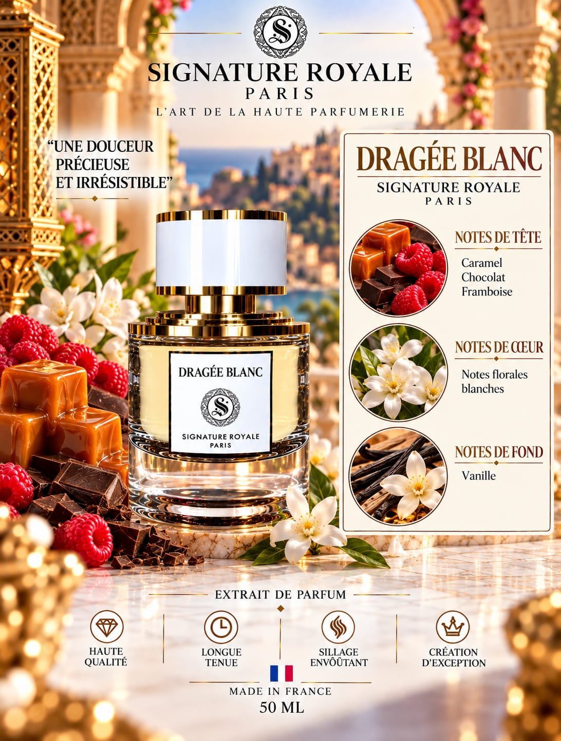 Dragée Blanc - Inspiration Sucre Noir